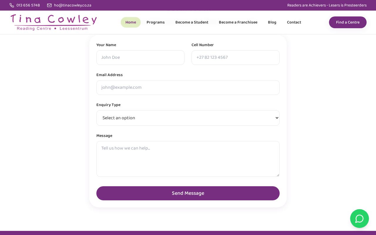 Tina Cowley Reading Centre screenshot 4 of 4